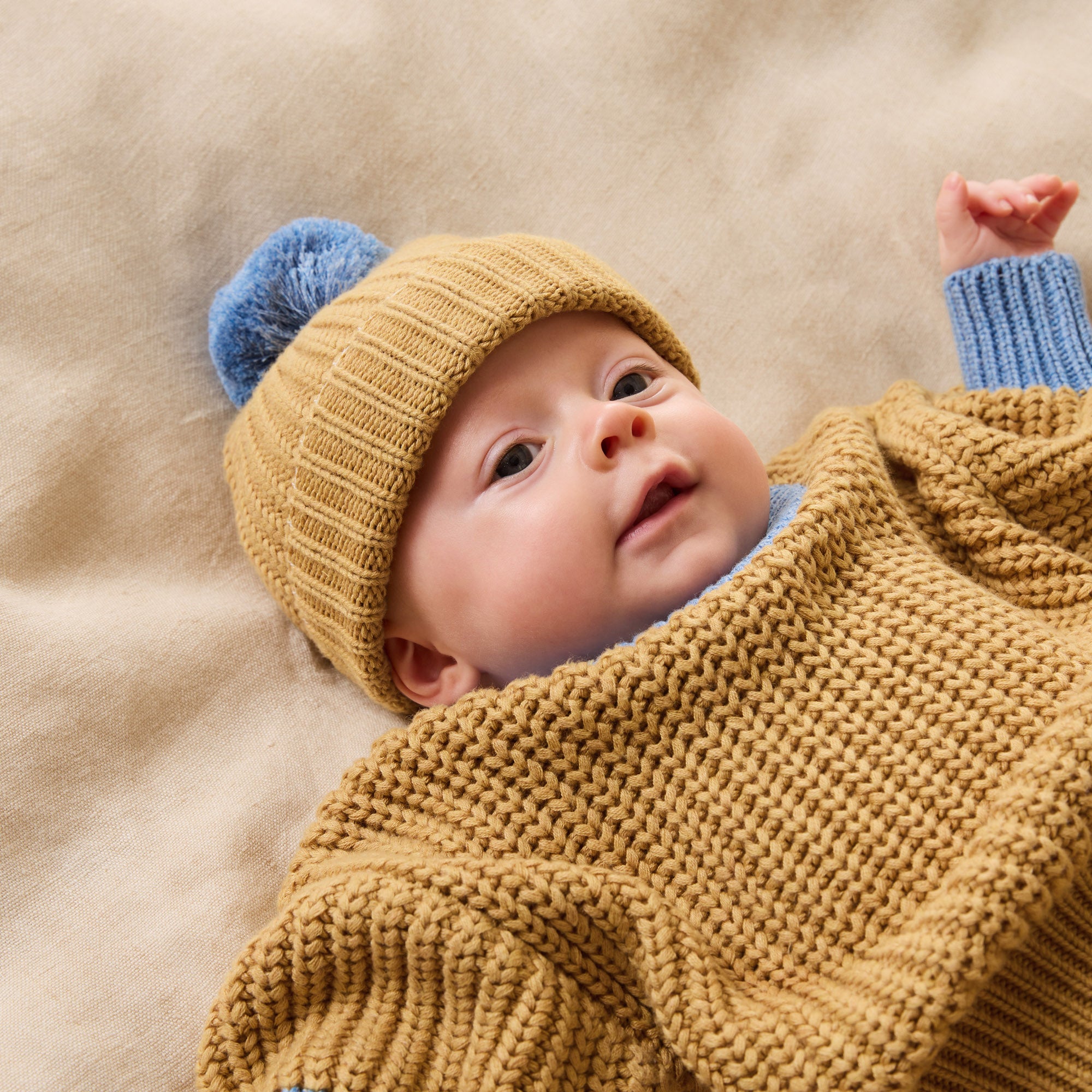 Honey Drop Organic Knitted Hat