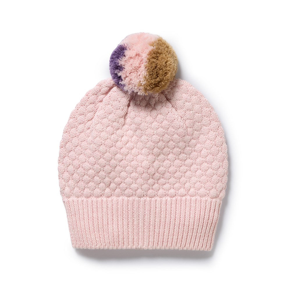 Marshmallow Organic Knitted Bubble Hat