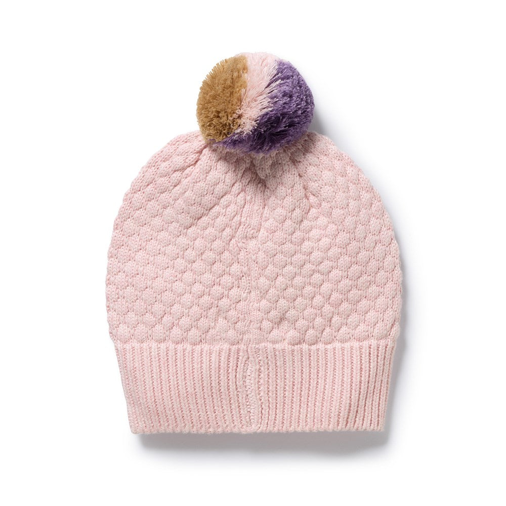 Marshmallow Organic Knitted Bubble Hat
