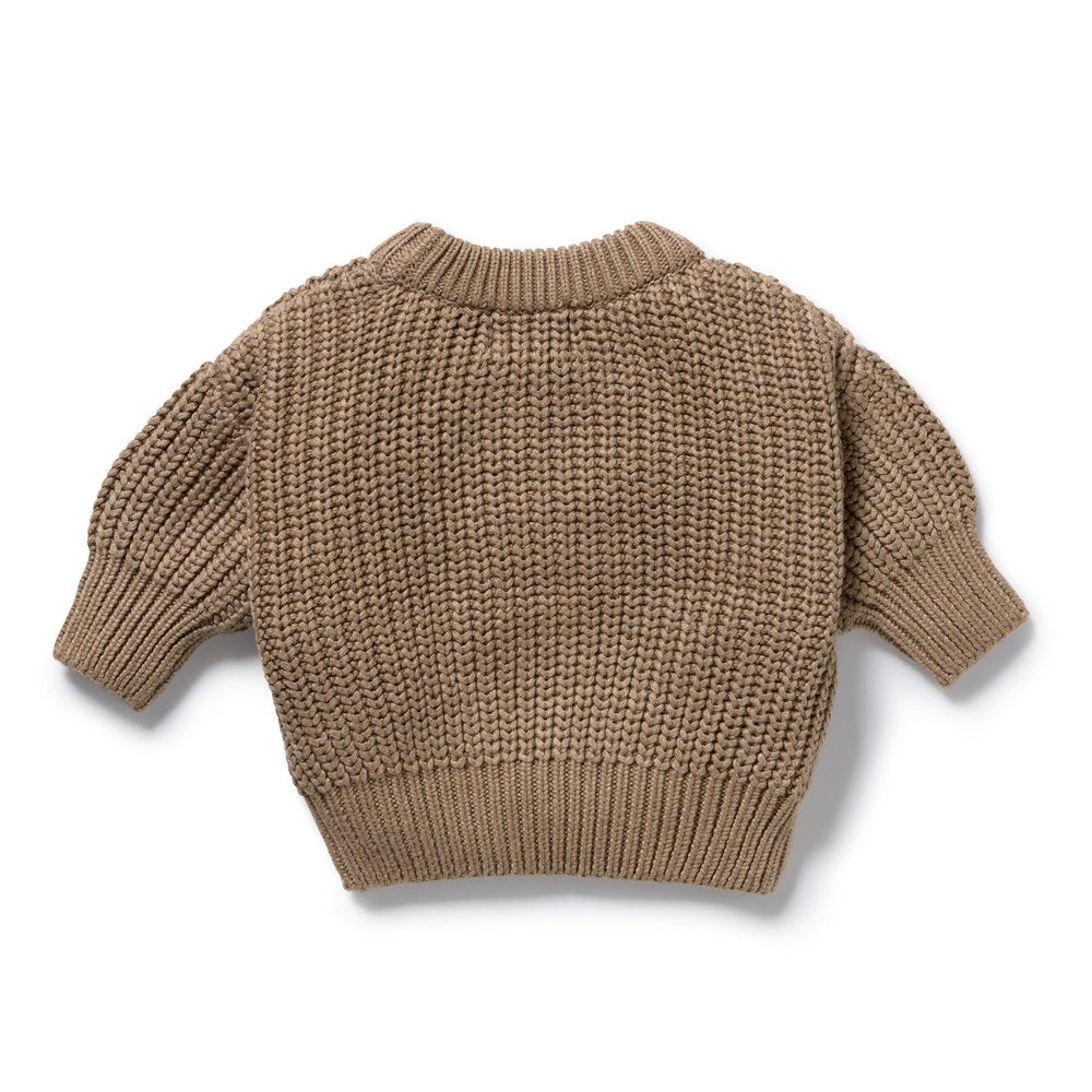 Chestnut Organic Knitted Jumper