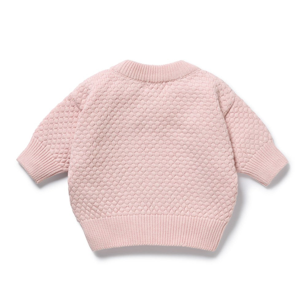 Marshmallow Organic Knitted Bubble Jumper
