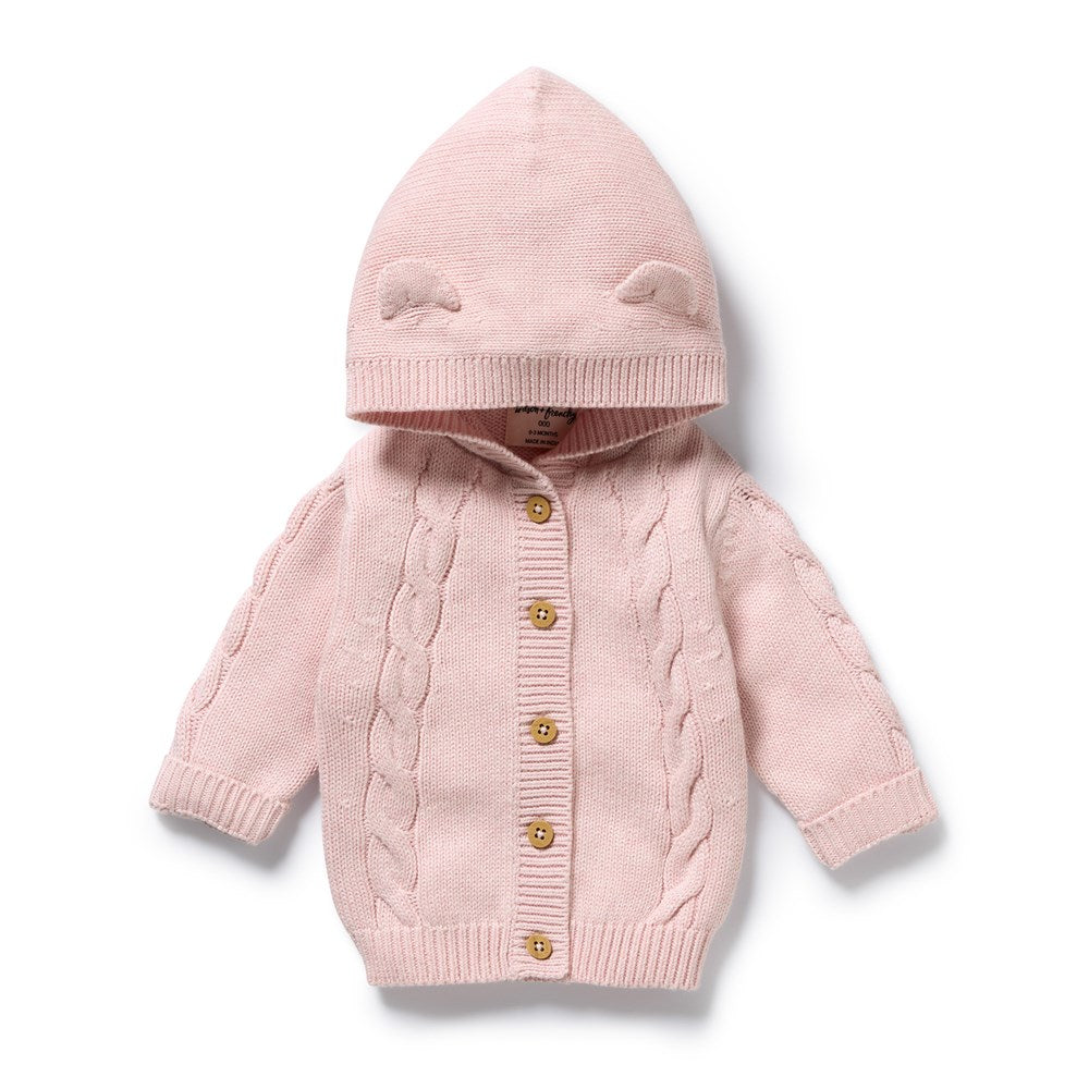 Marshmallow Organic Knitted Cable Jacket