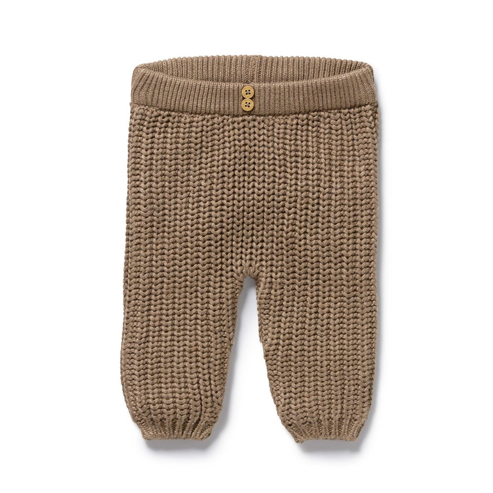 Chestnut Organic Knitted Legging