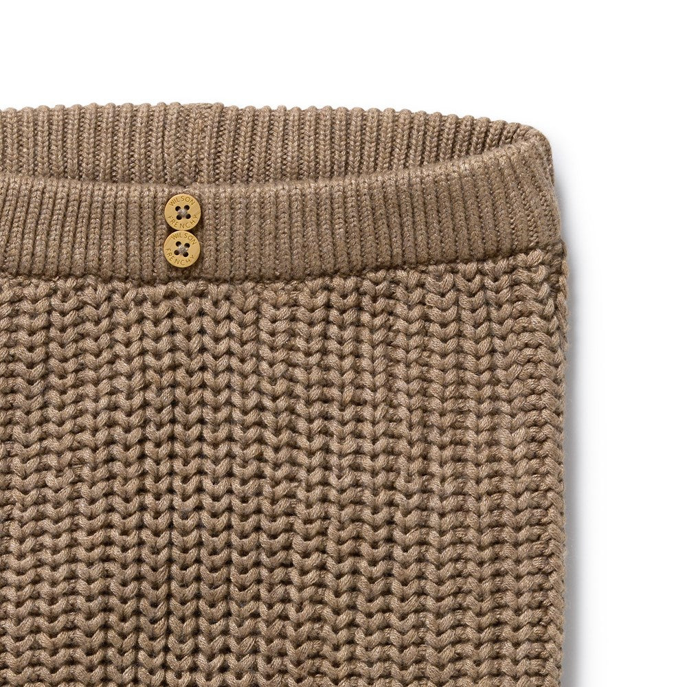 Chestnut Organic Knitted Legging