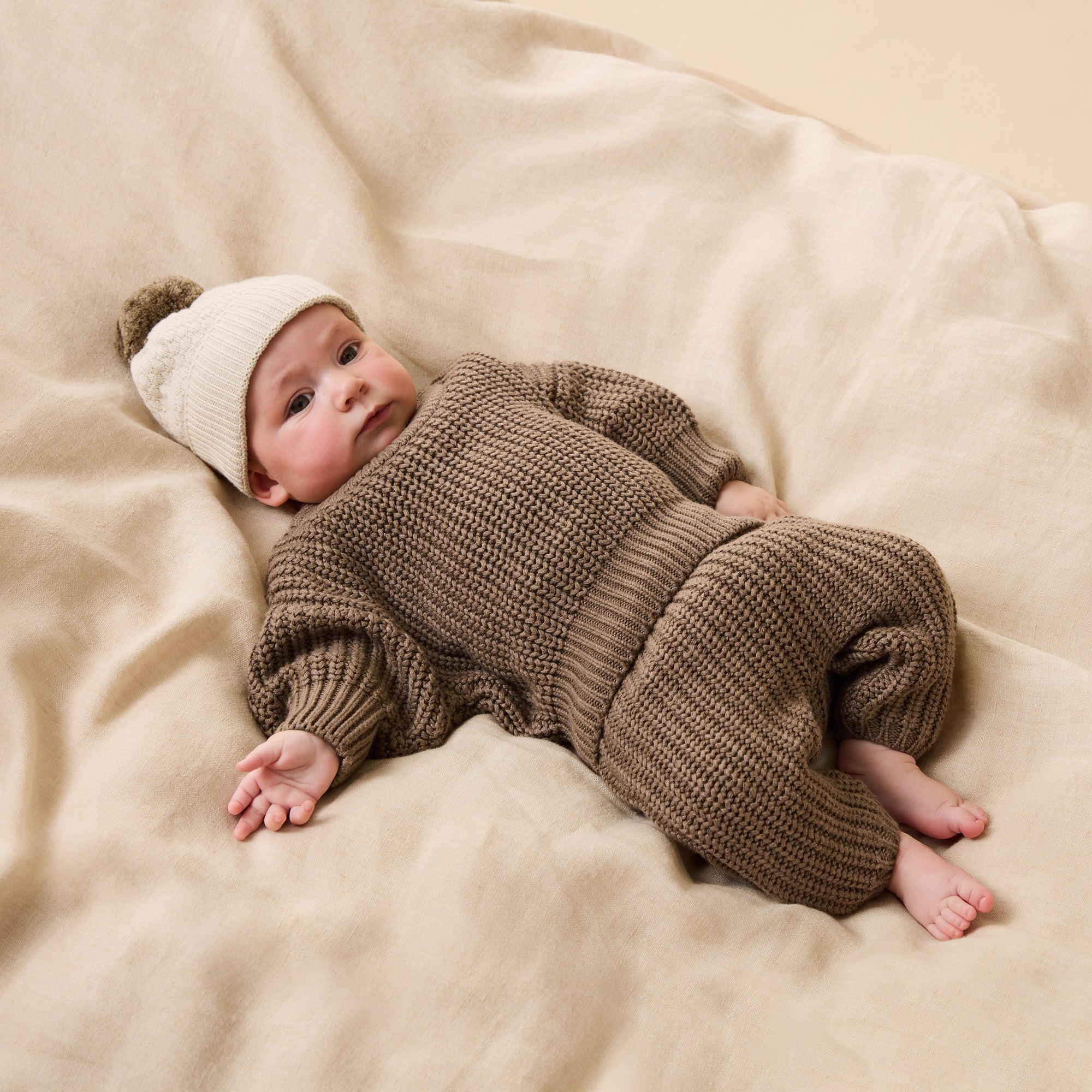 Chestnut Organic Knitted Legging