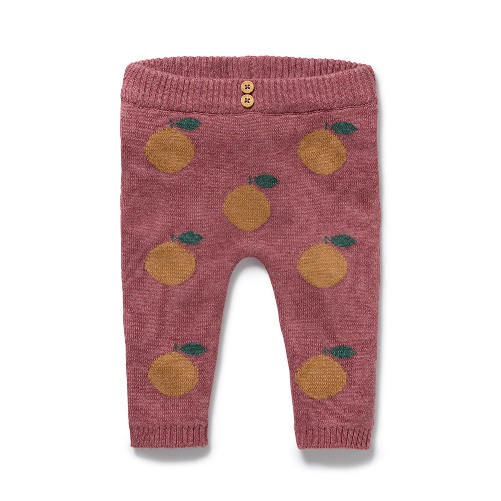 Clementine Organic Knitted Jacquard Legging