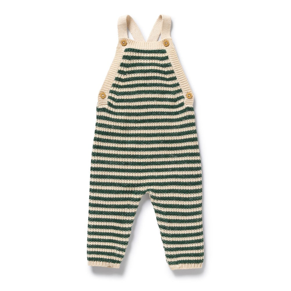 Clover Organic Knitted Stripe Overall