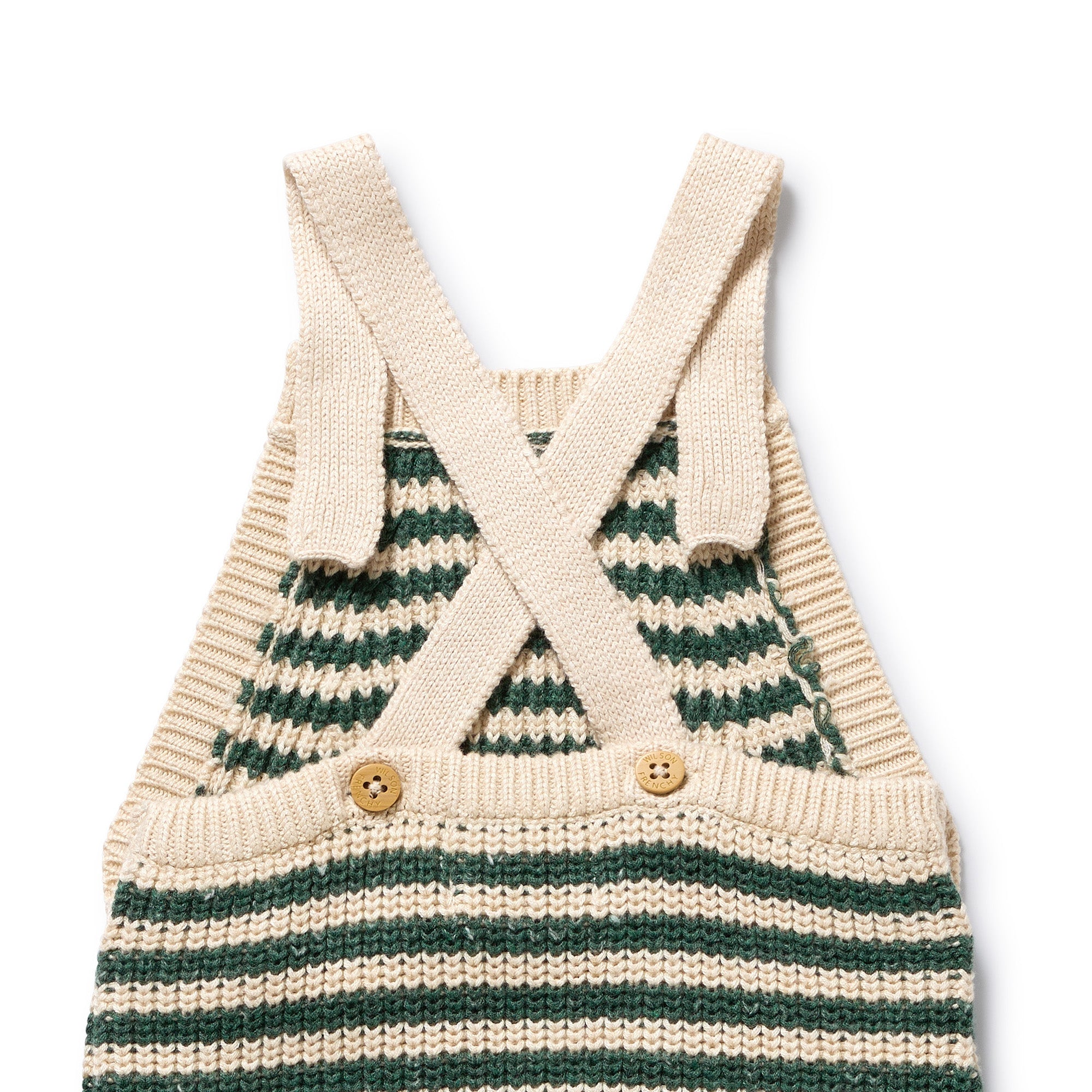 Clover Organic Knitted Stripe Overall