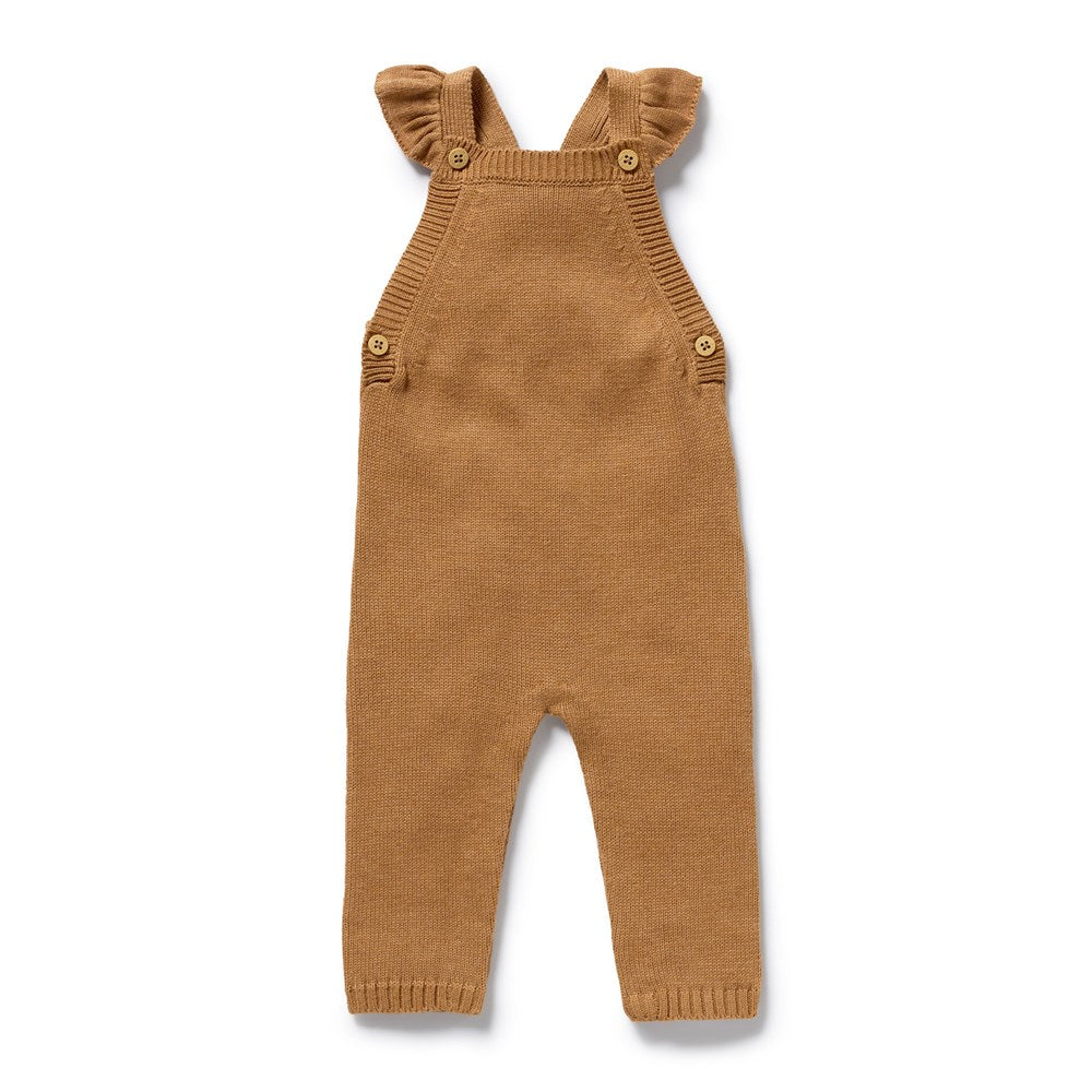 Autumn Organic Knitted Ruffle Overall