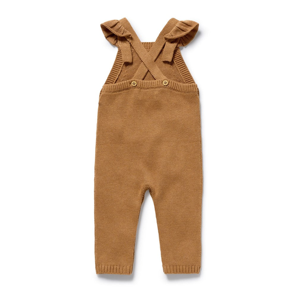 Autumn Organic Knitted Ruffle Overall