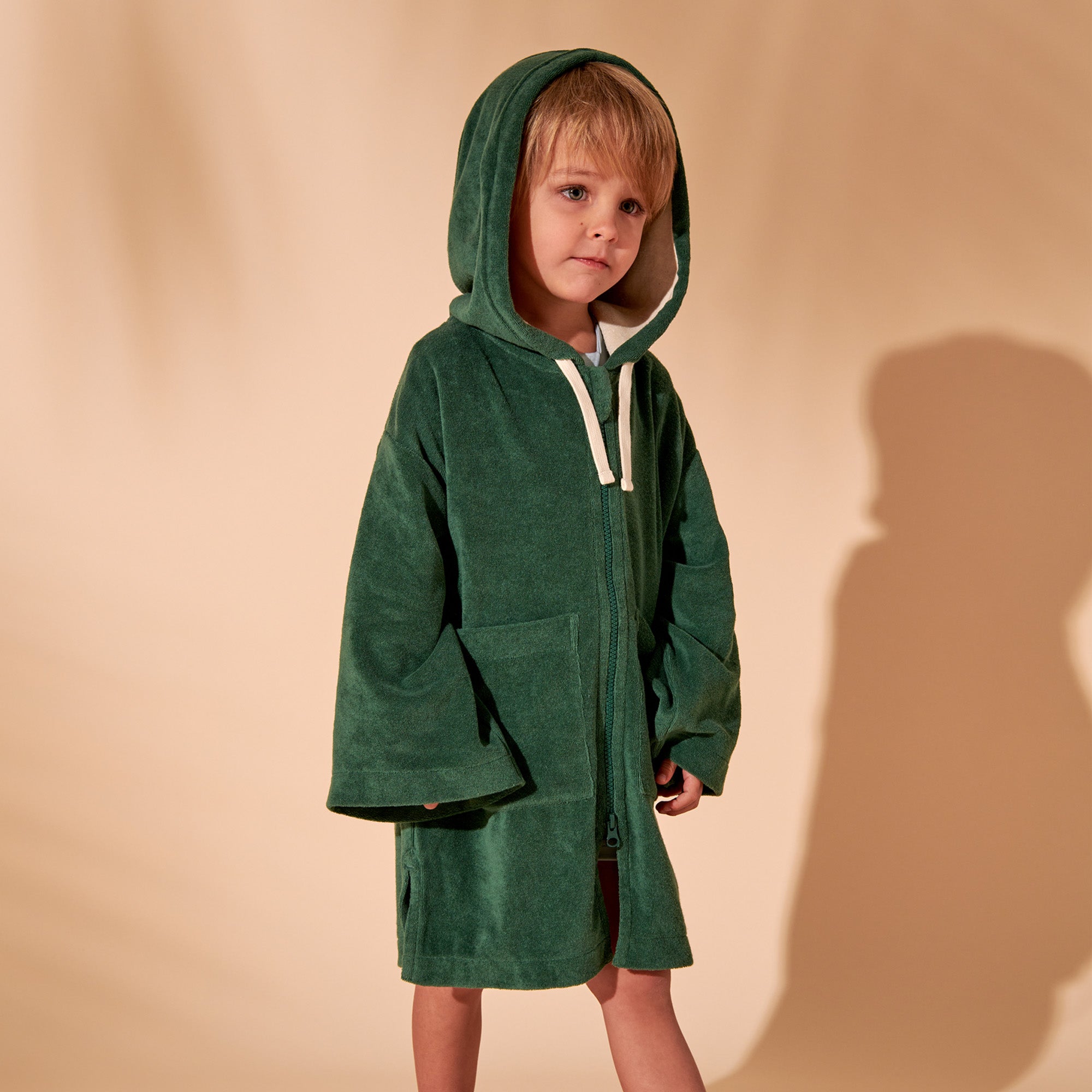 Moss Hooded Beach Towel