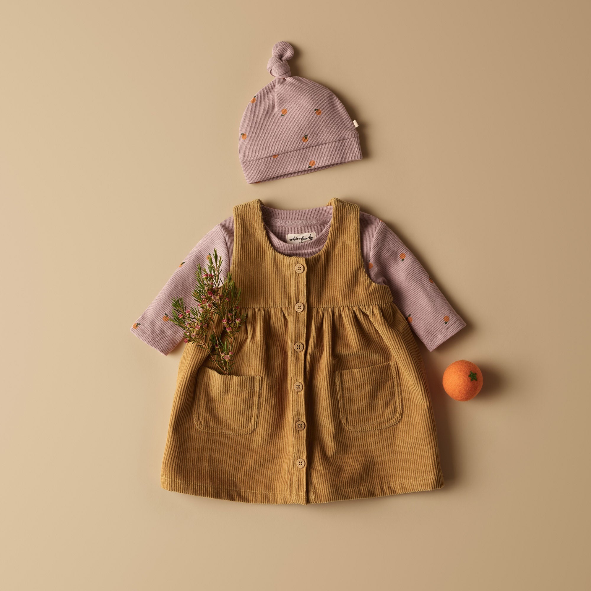 Mini Mando Organic Waffle Knot Hat