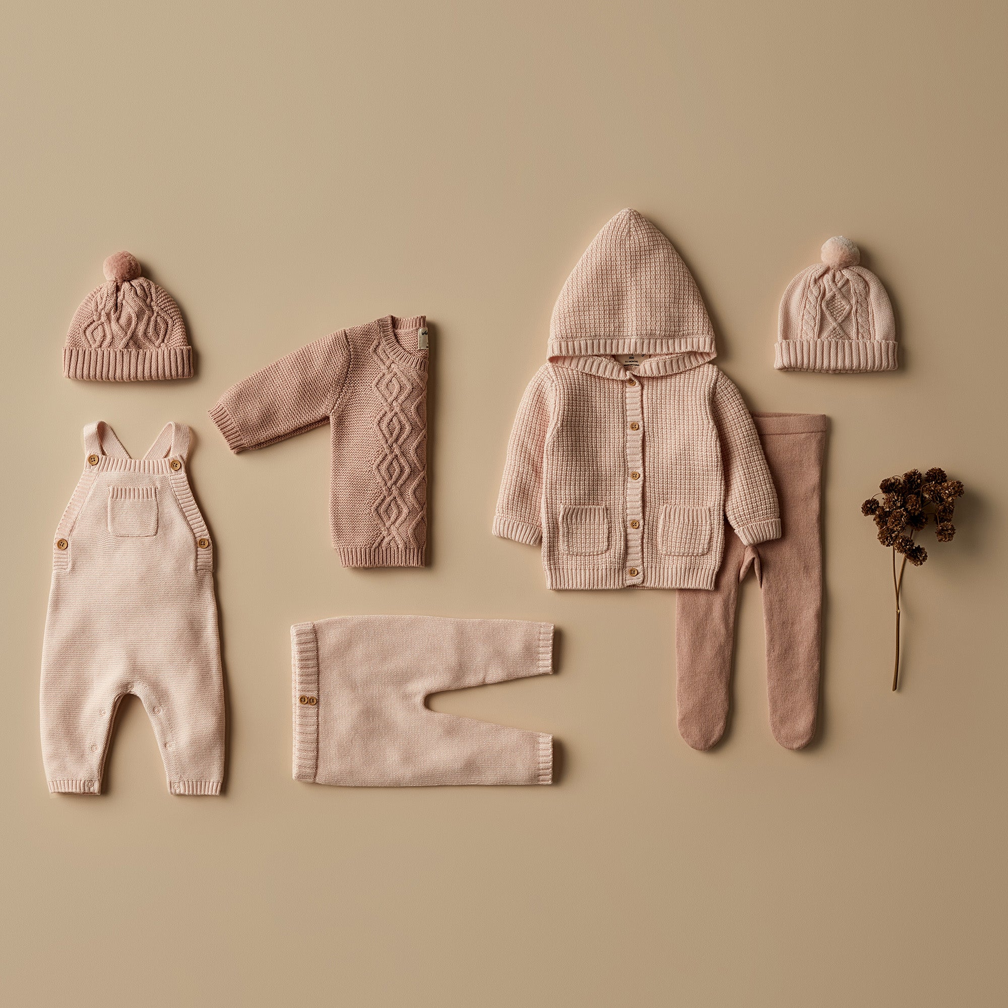 Knitted Mini Cable Hat