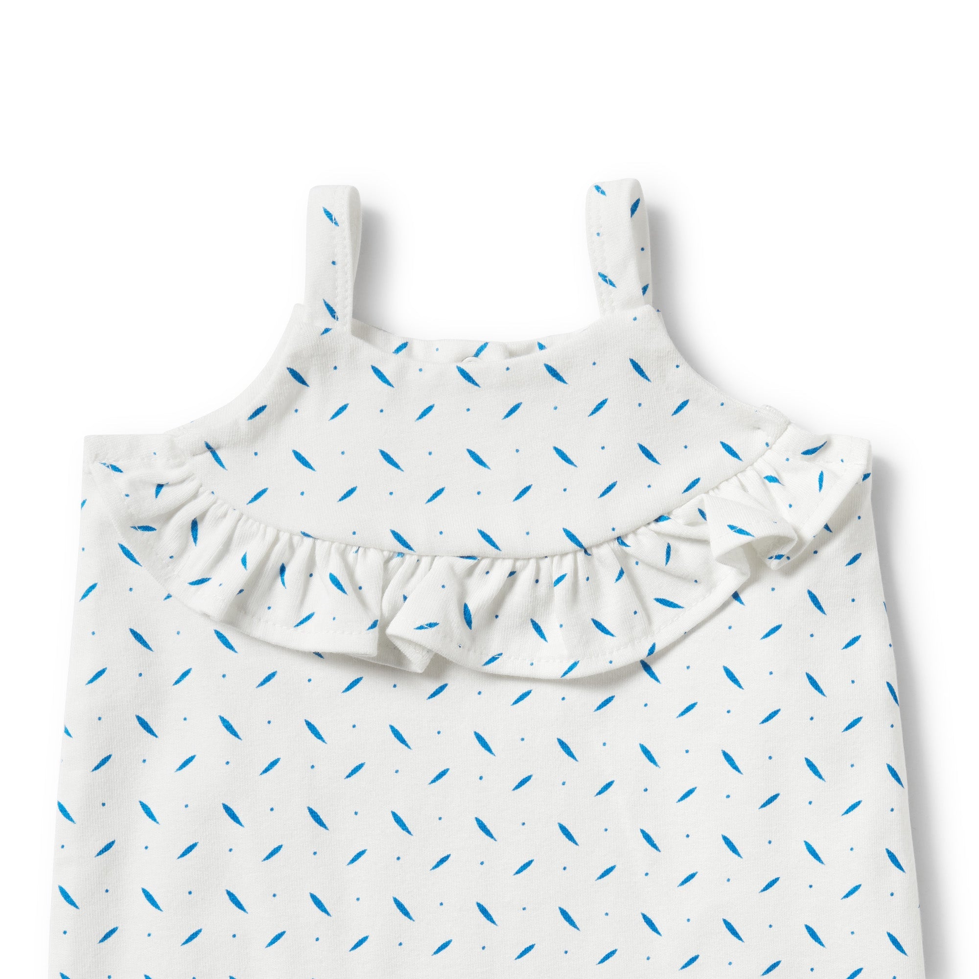 DROPLET RUFFLE SINGLET STRAP PLAYSUIT - Wilson and Frenchy