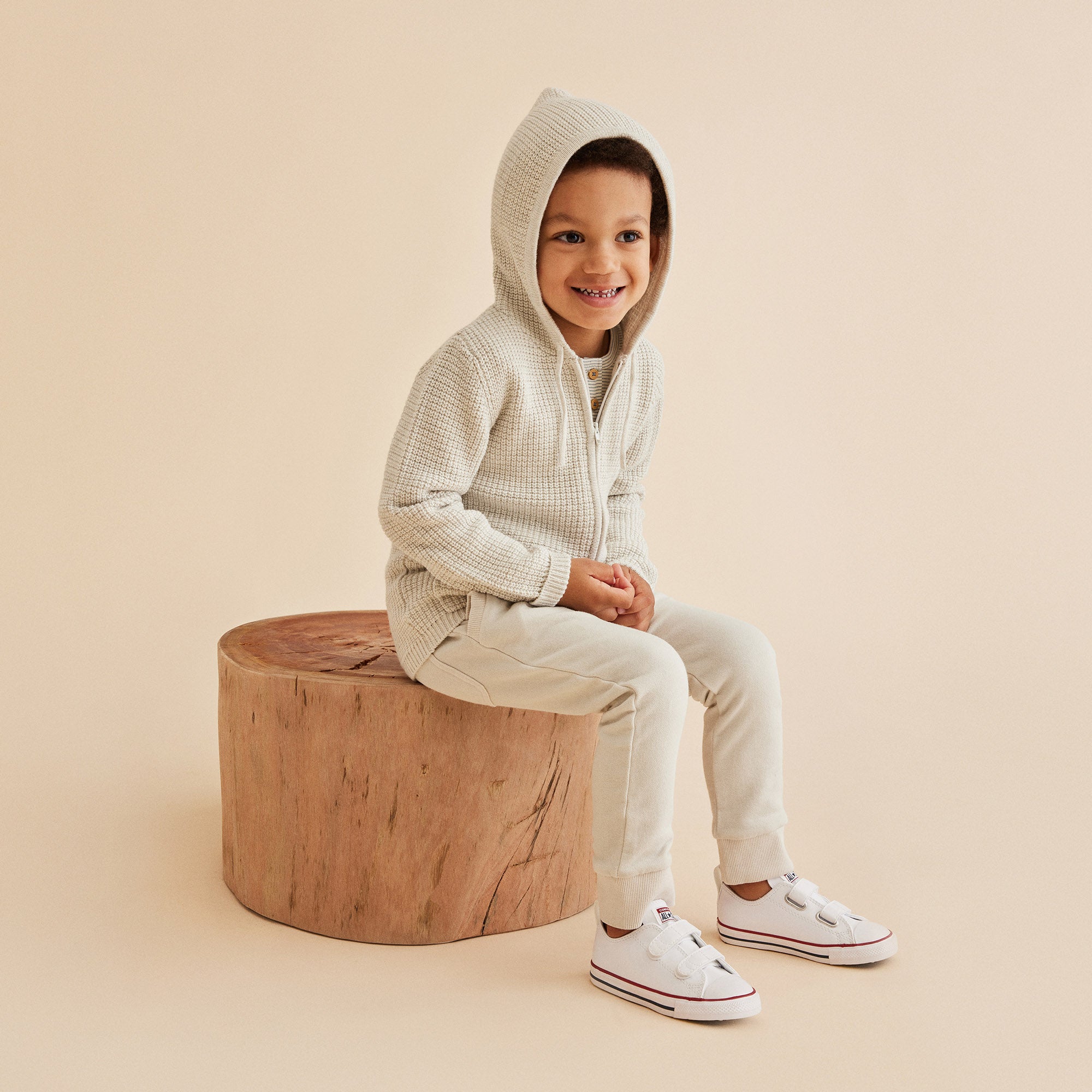 Knitted Zipped Jacket