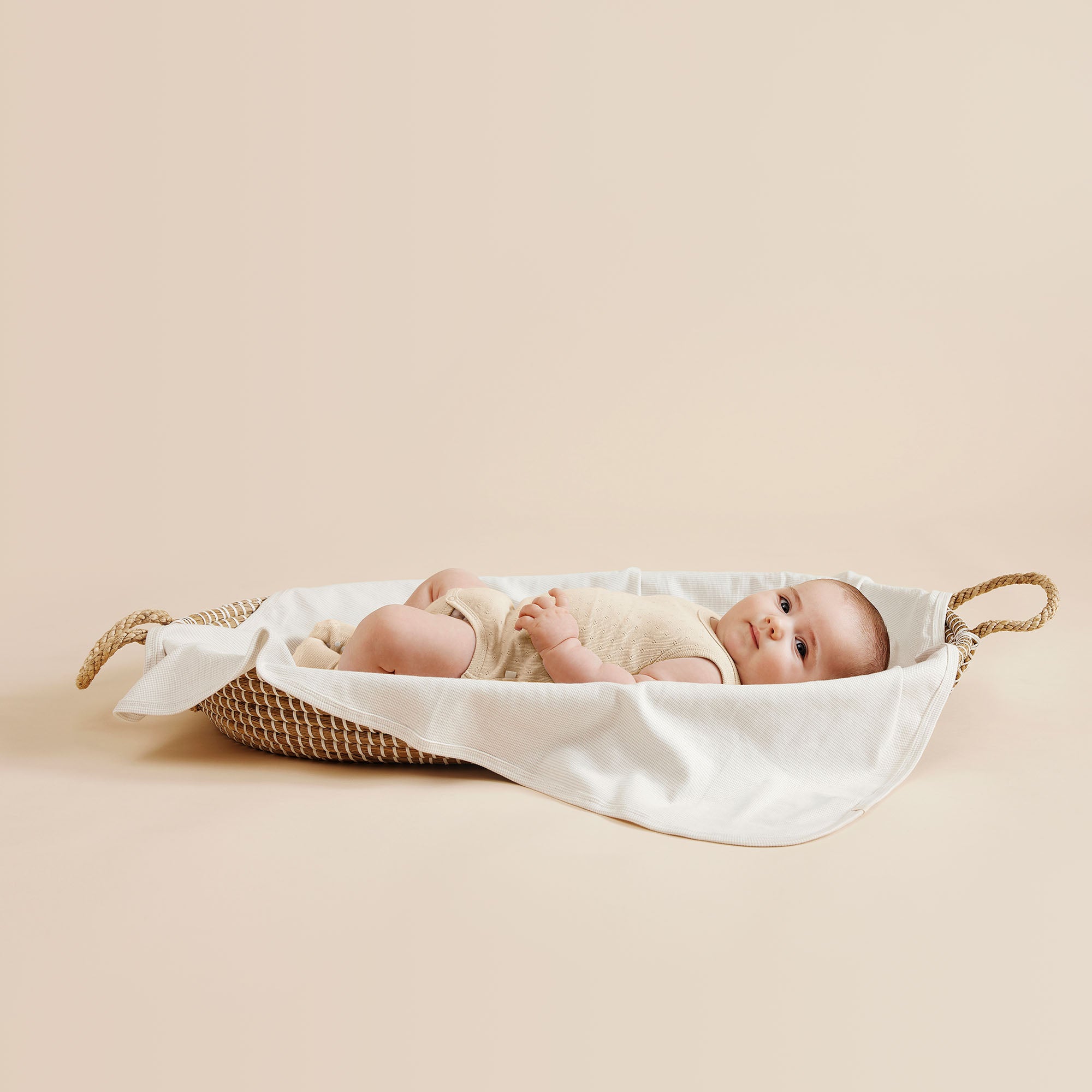 Organic Pointelle Singlet Bodysuit