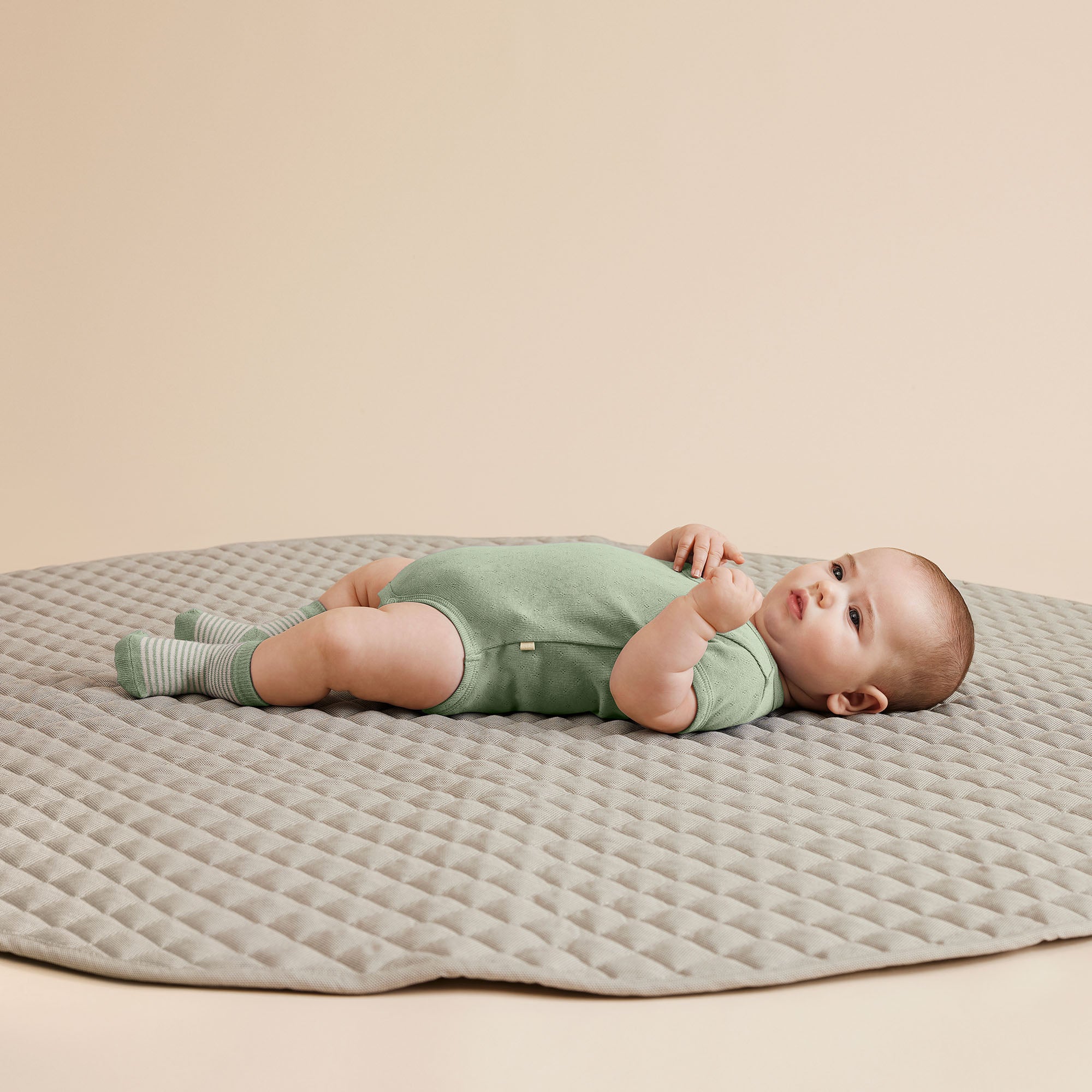 Organic Pointelle Kimono Bodysuit