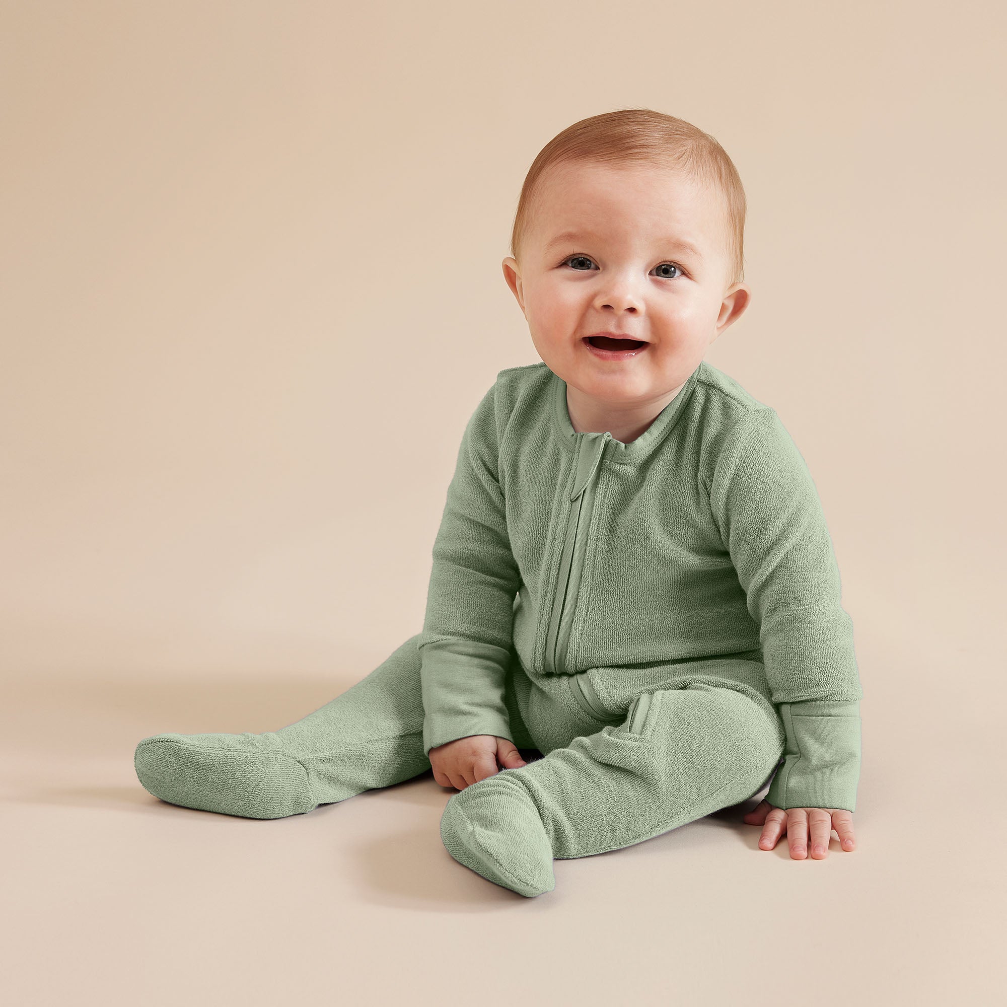 Organic Terry Zipsuit