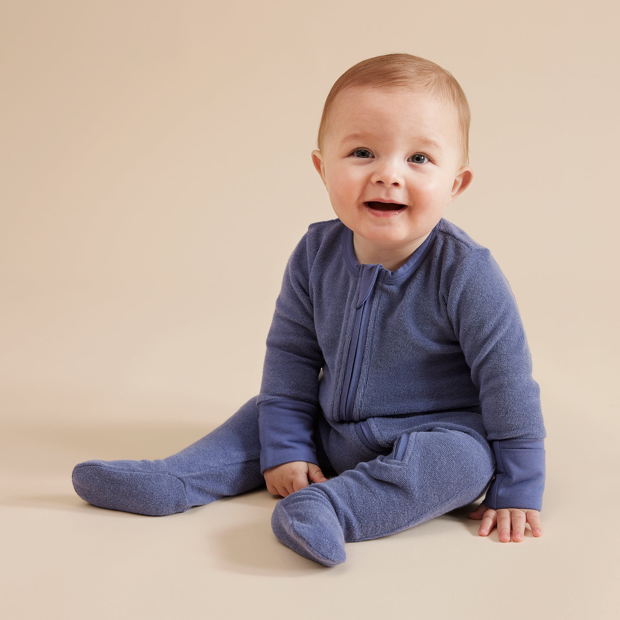 Organic Terry Zipsuit