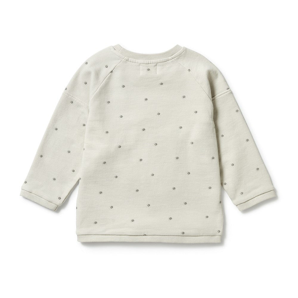 Organic Terry Spliced Sweat