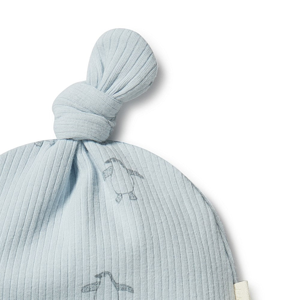 Organic Rib Knot Hat