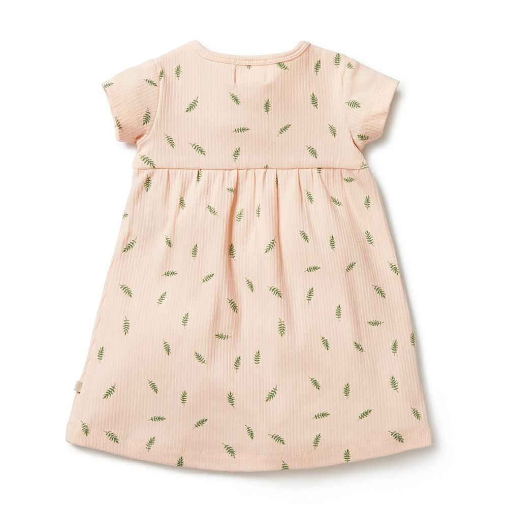 Organic Rib Henley Dress