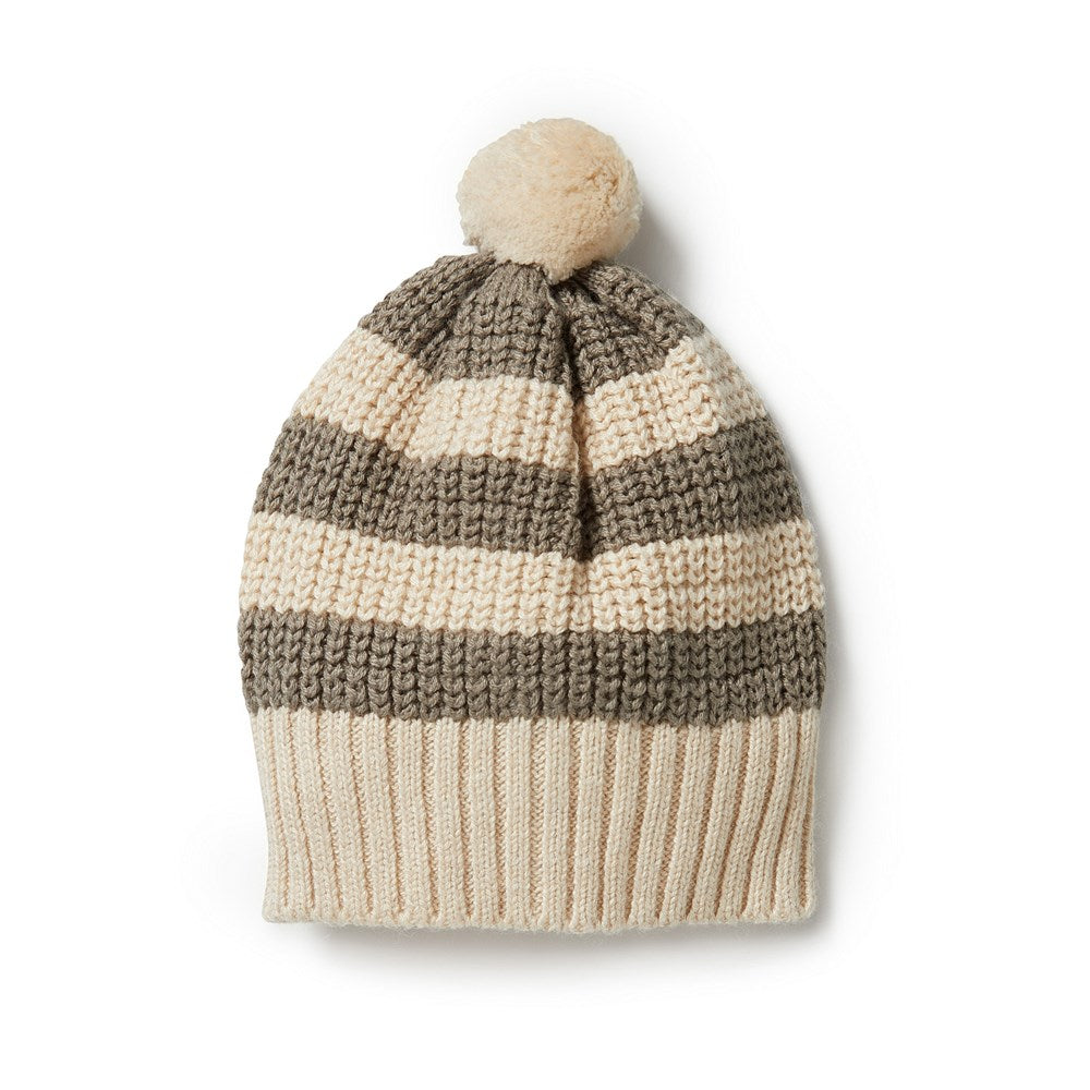 Knitted Stripe Hat