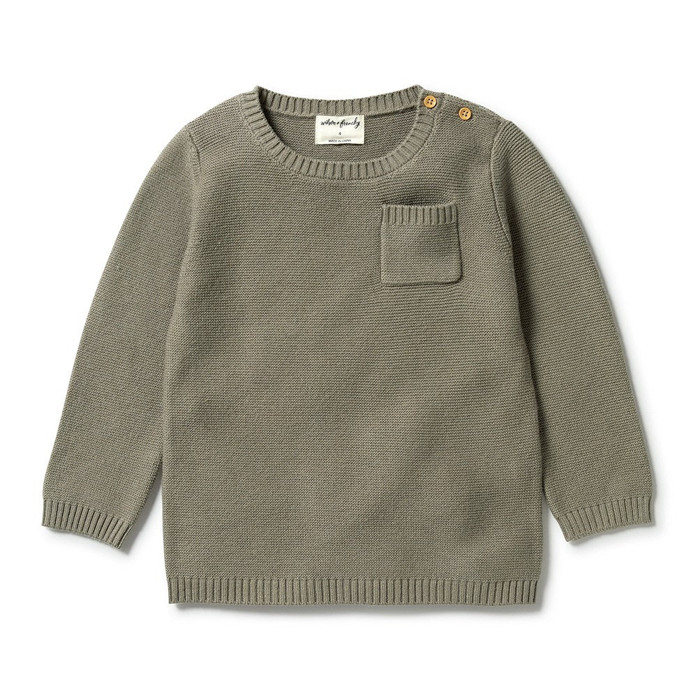 Knitted Pocket Jumper