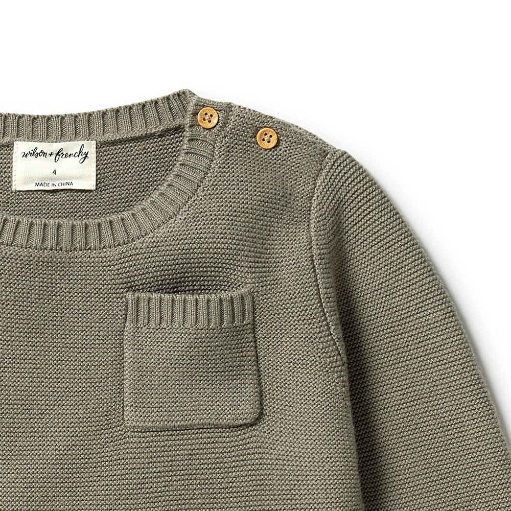 Knitted Pocket Jumper
