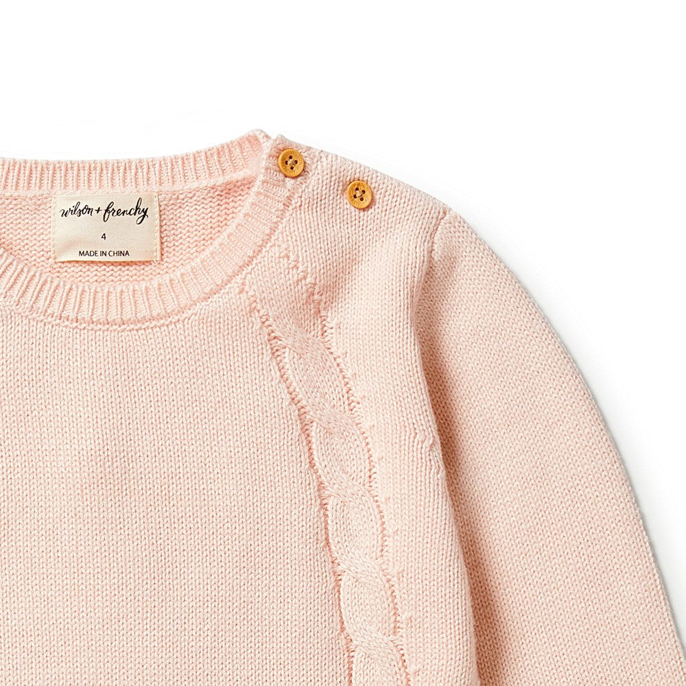 Knitted Mini Cable Jumper