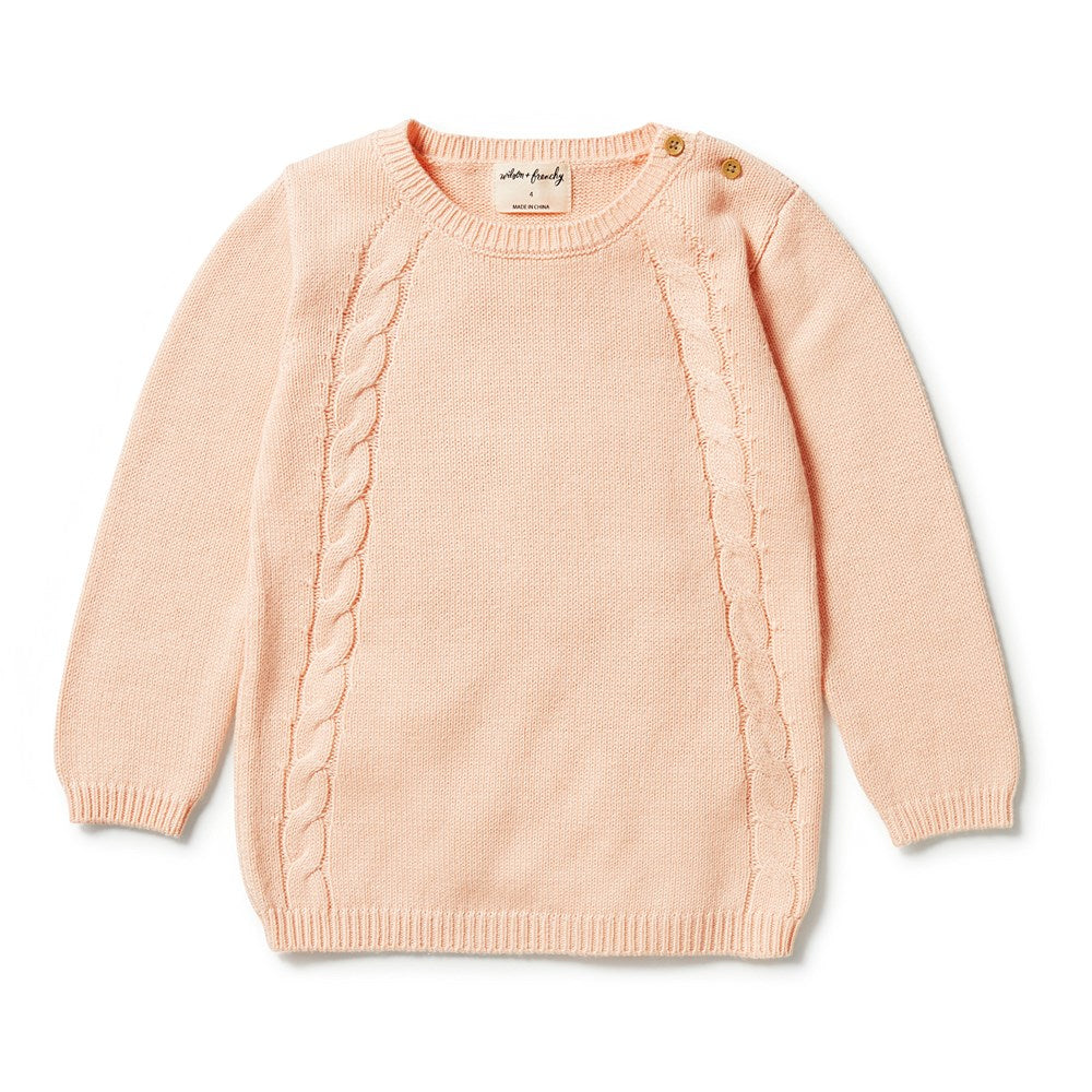 Knitted Mini Cable Jumper