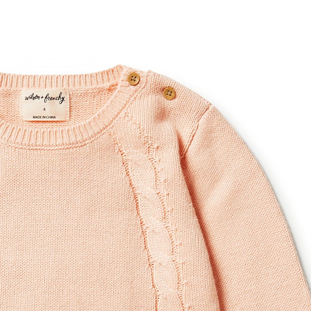 Knitted Mini Cable Jumper