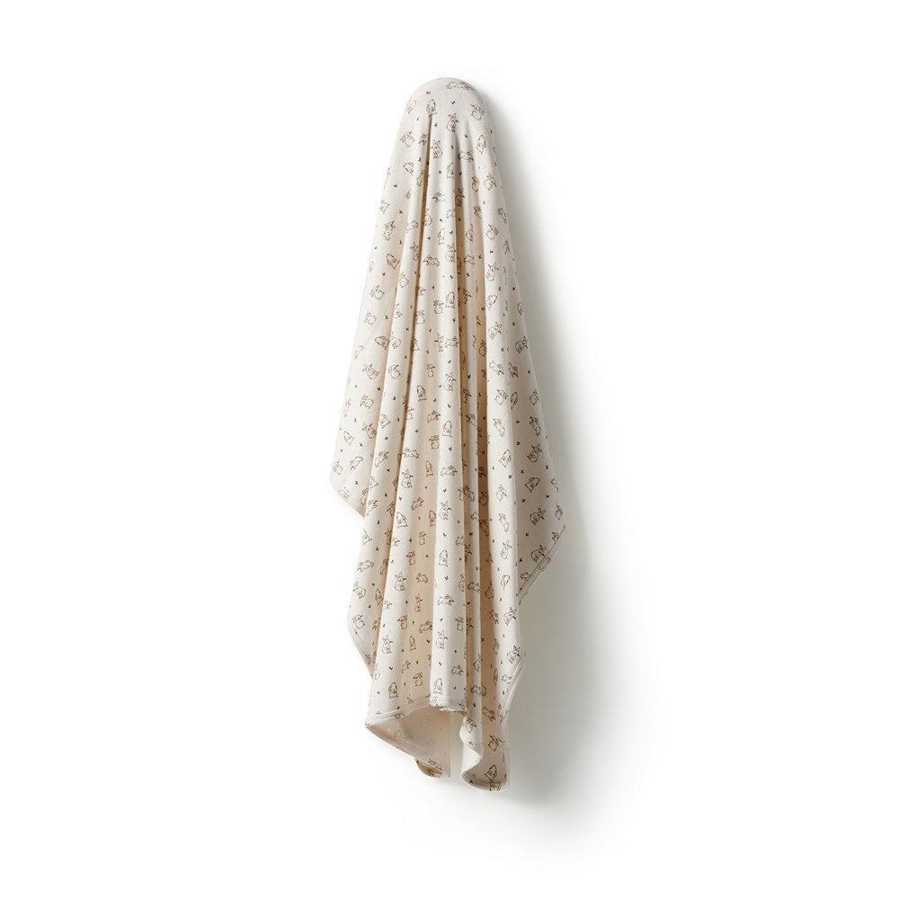 Organic Pointelle Bunny Rug