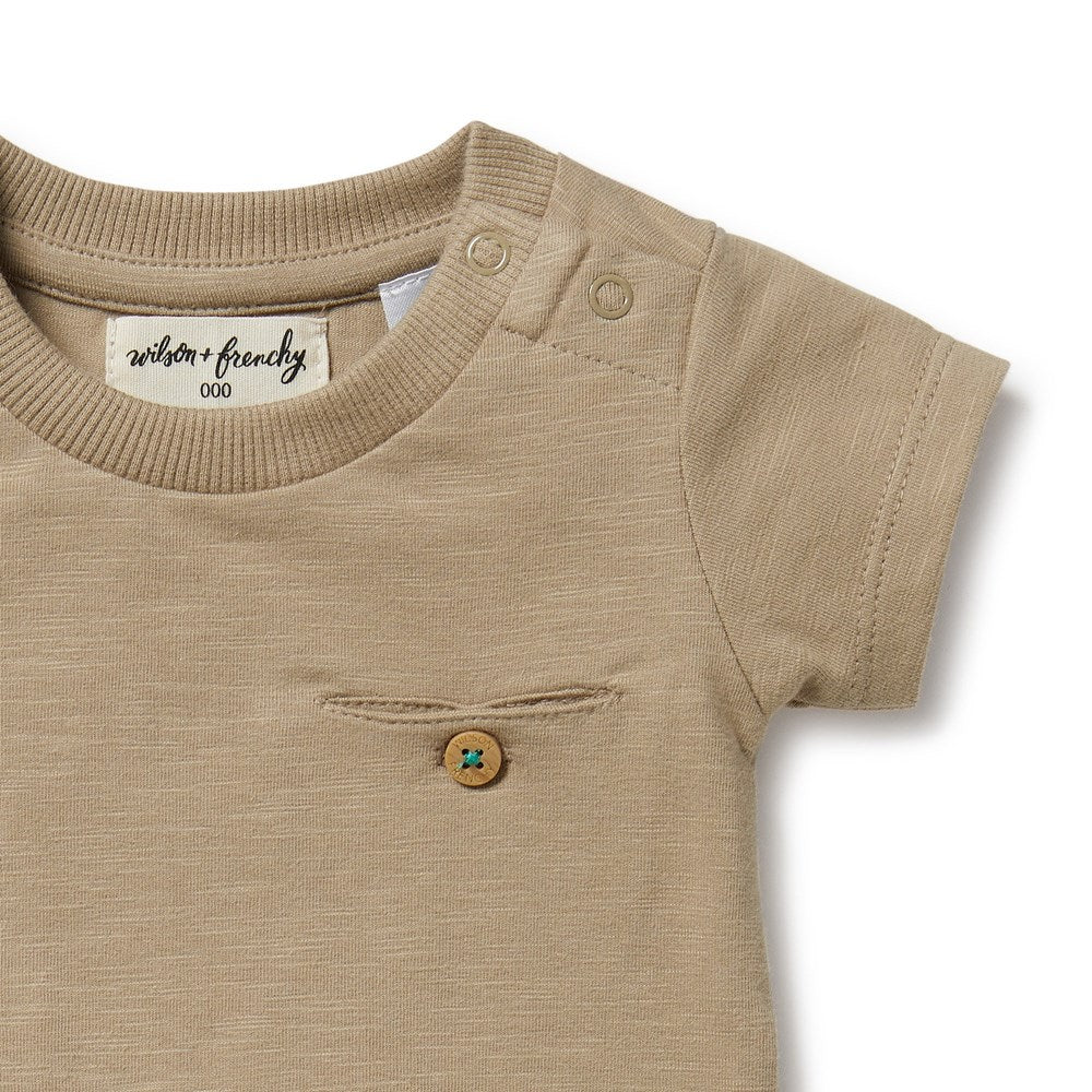 Driftwood Organic Pocket Bodysuit