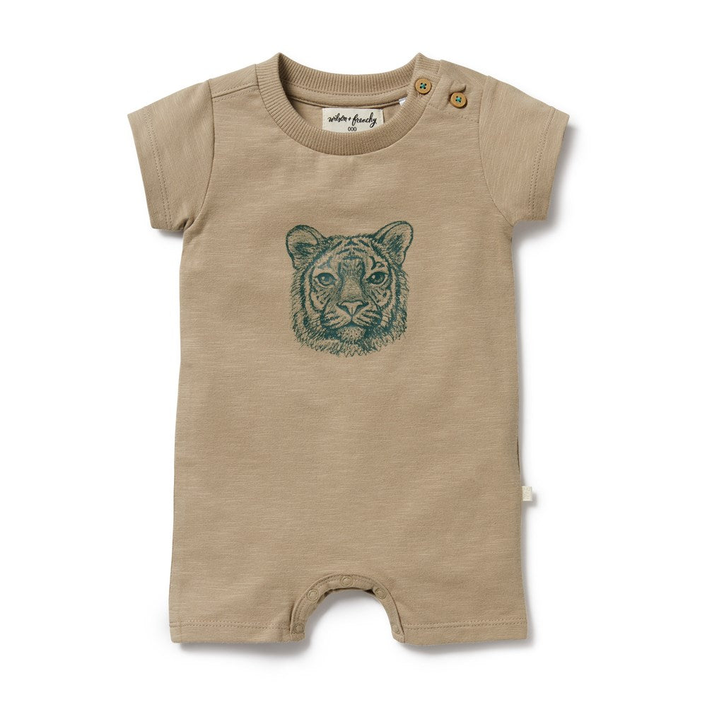 Leo Lion Organic Boyleg Growsuit