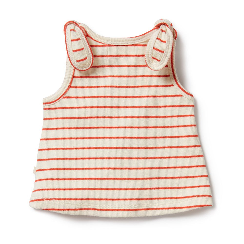 Petit Rouge Organic Tie Singlet