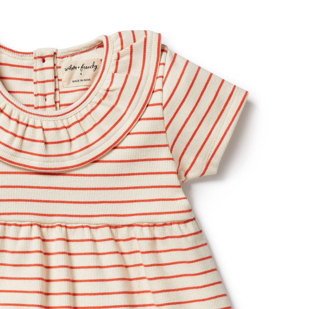 Petit Rouge Organic Ruffle Dress