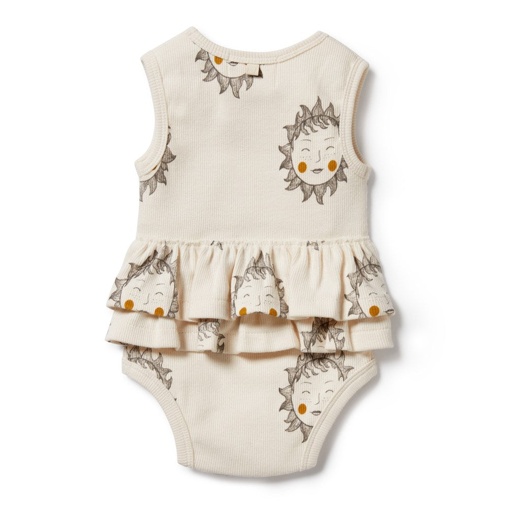 Shine On Me Organic Ruffle Bodysuit