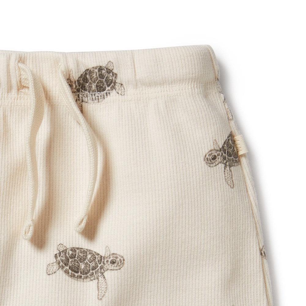 Tiny Turtle Organic Tie Front Short
