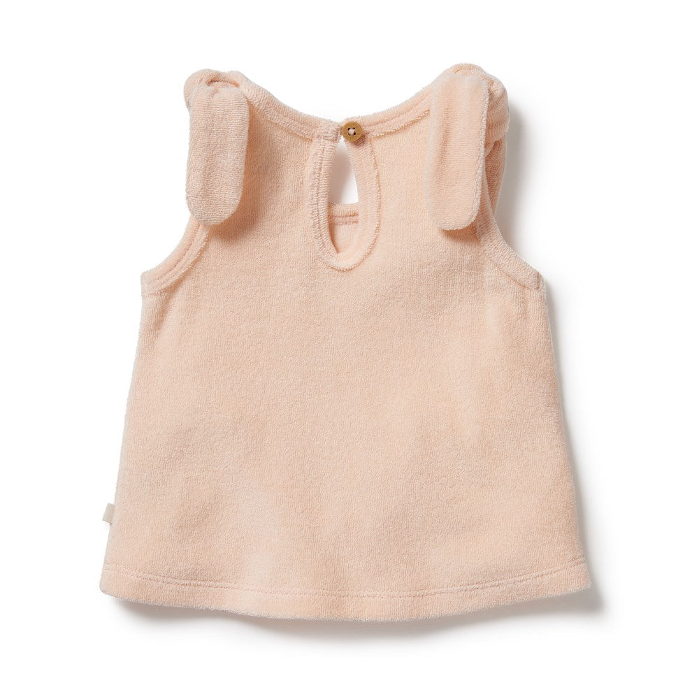 Sunshine Organic Terry Tie Singlet