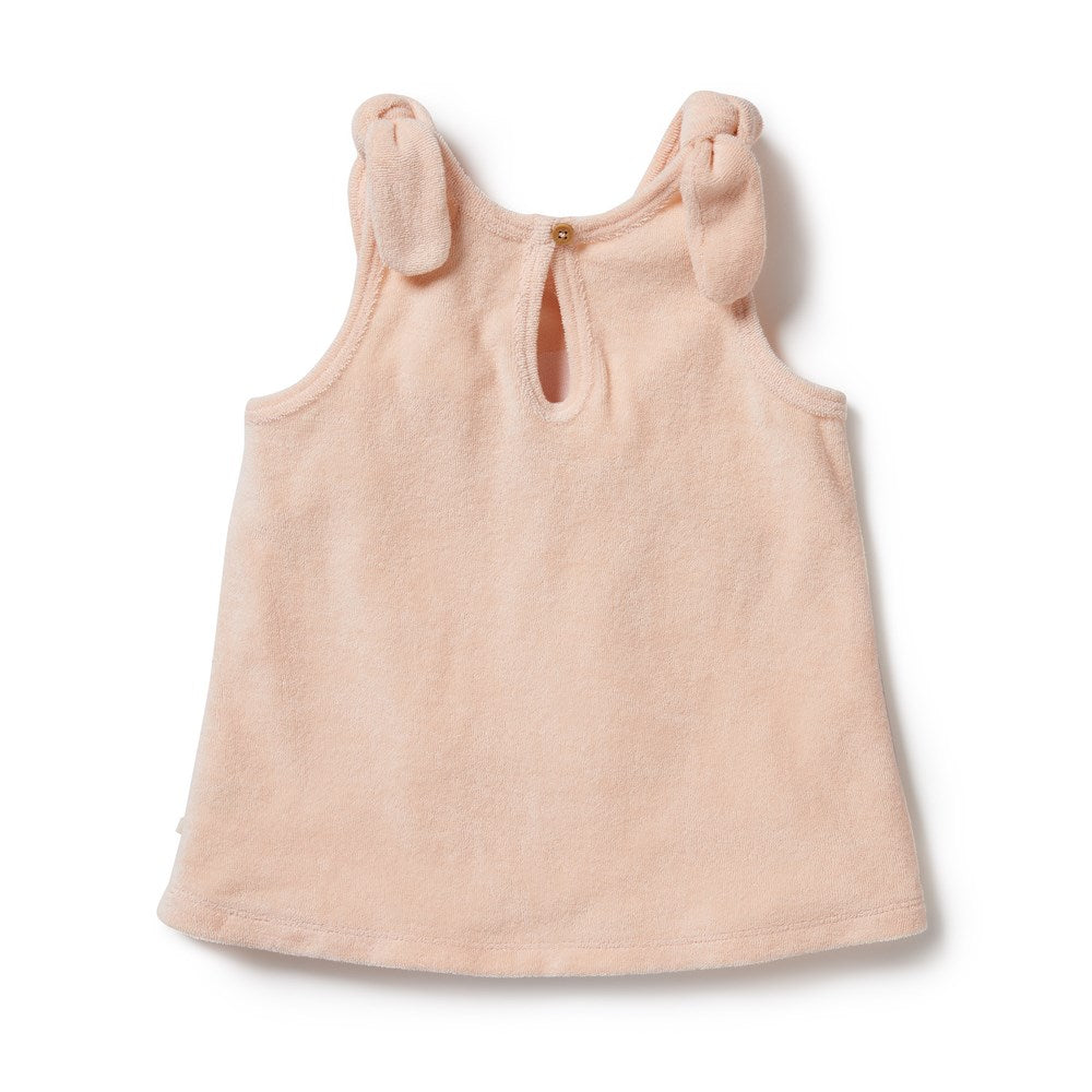Sunshine Organic Terry Tie Singlet