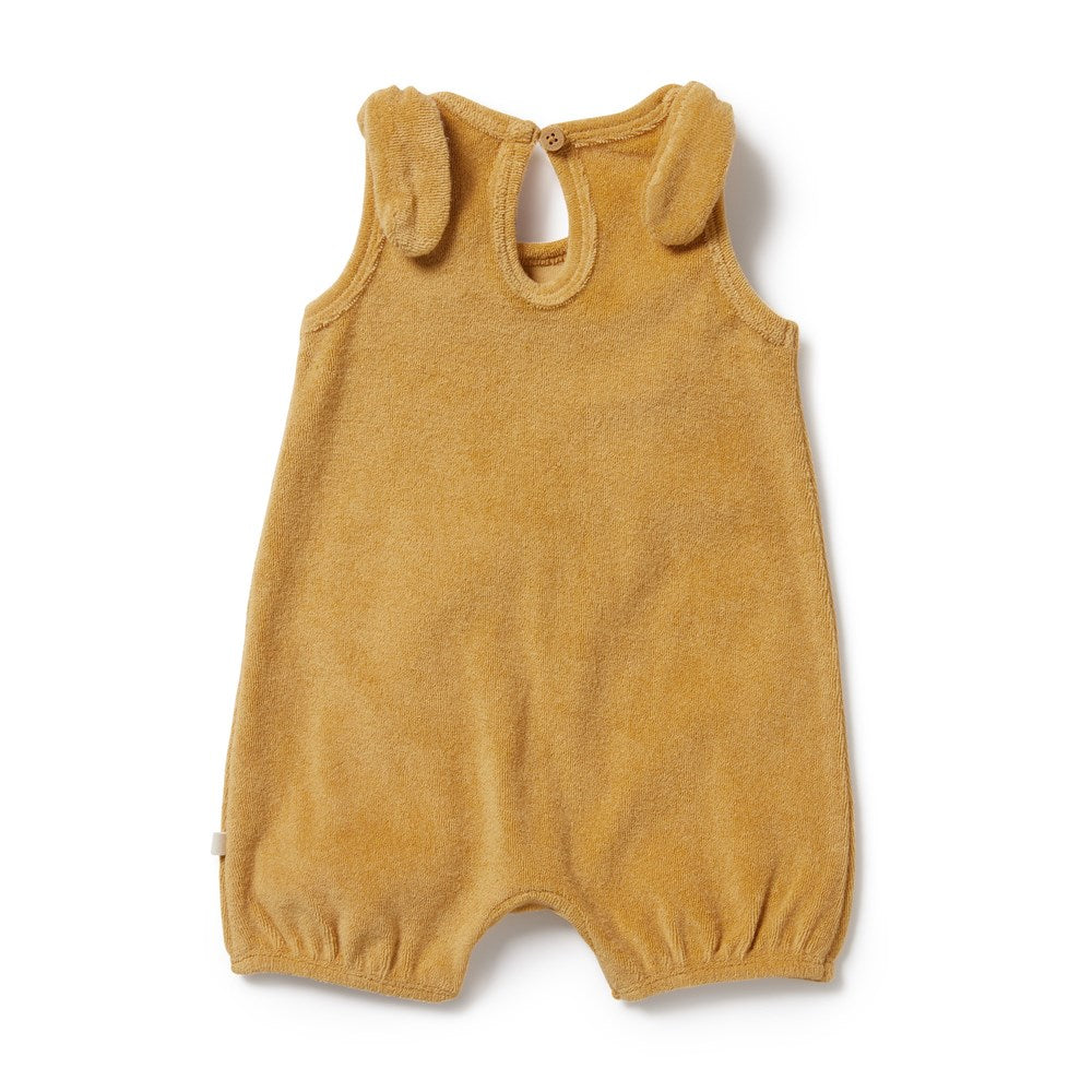 Follow The Sun Organic Terry Tie Playsuit