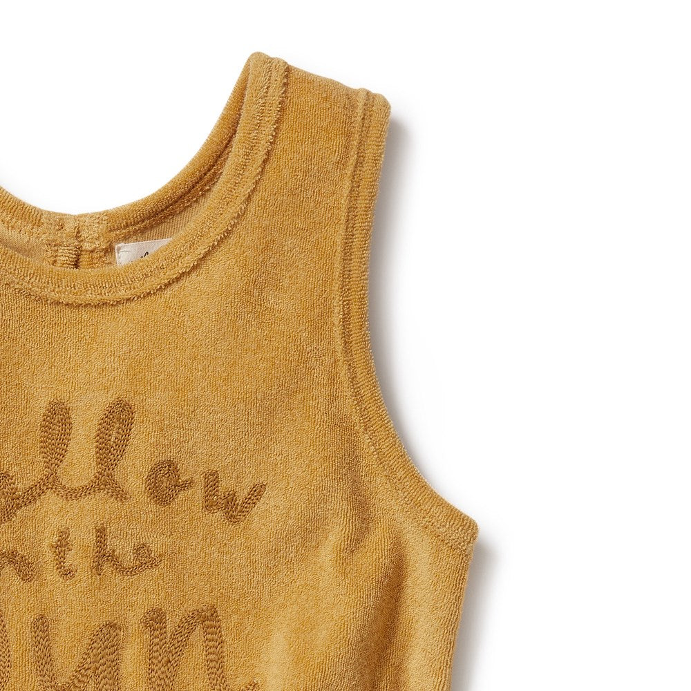 Follow the Sun Organic Terry Playsuit