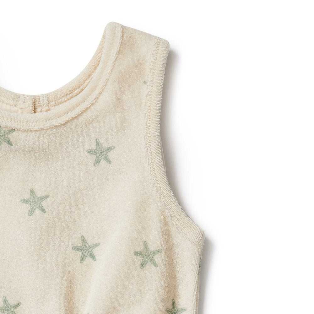 Tiny Starfish Organic Terry Playsuit
