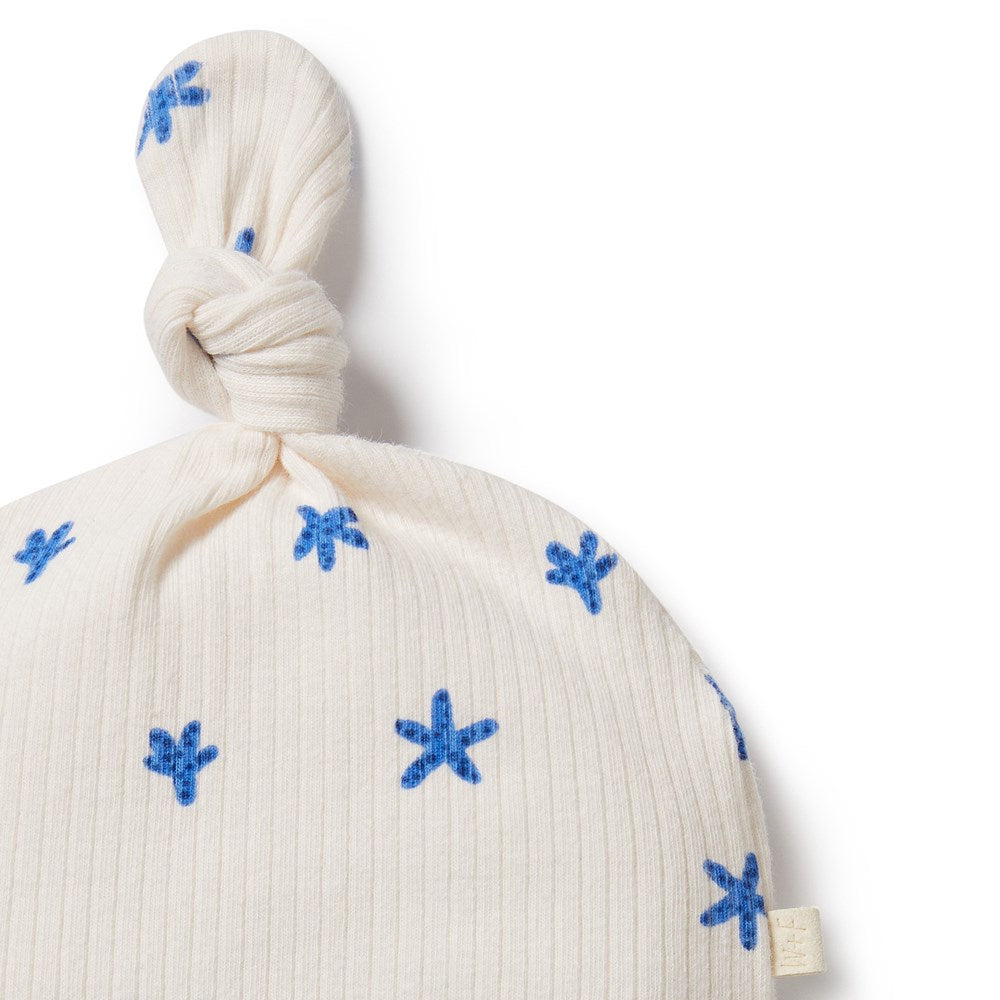 Little Starfish Organic Rib Knot Hat