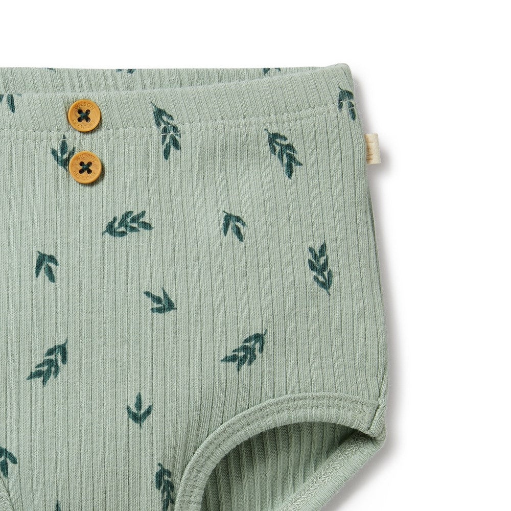 Falling Leaf Organic Rib Nappy Pant