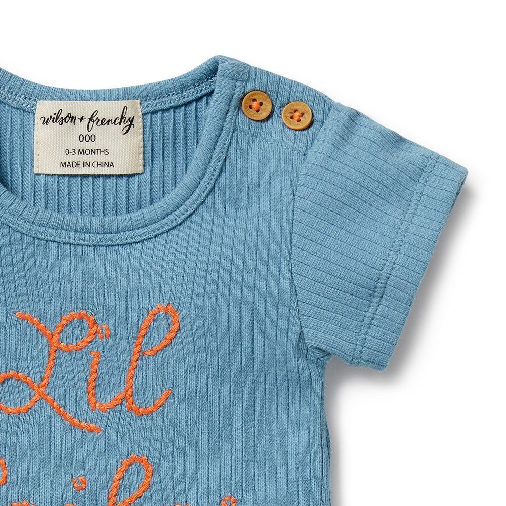 Lil Sailor Organic Rib Tee