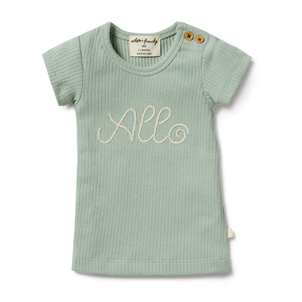 Allo Organic Rib Tee