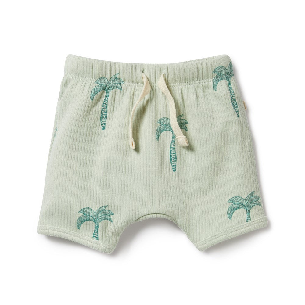 Palm Tree Organic Rib Short