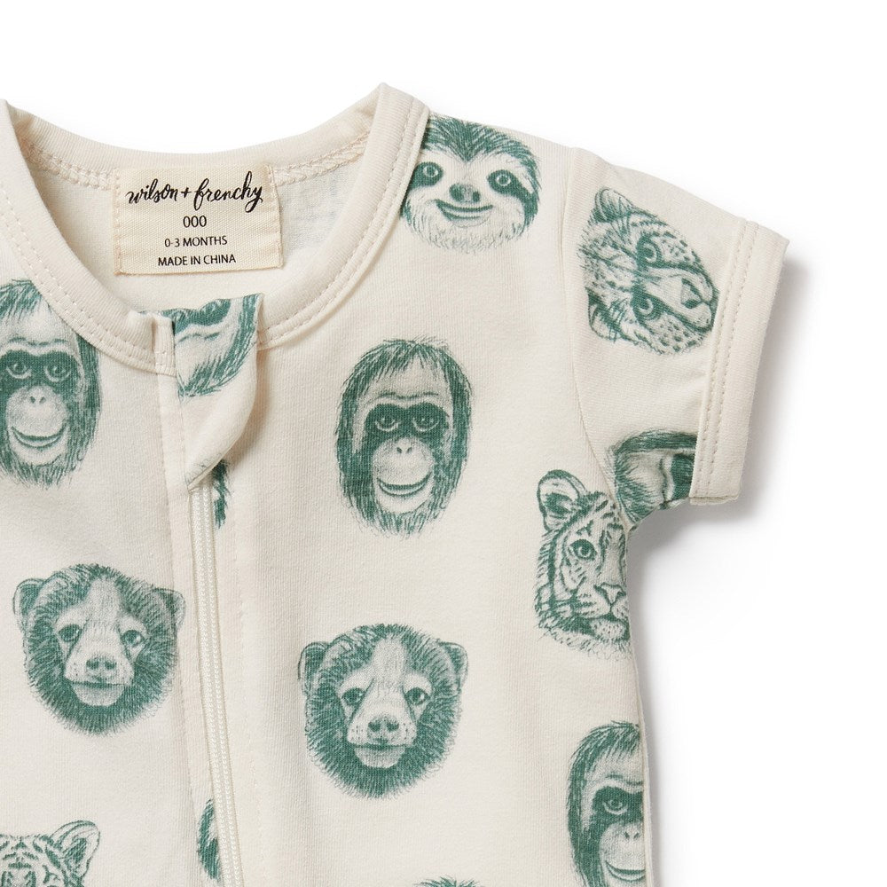 Hello Jungle Organic Boyleg Zipsuit